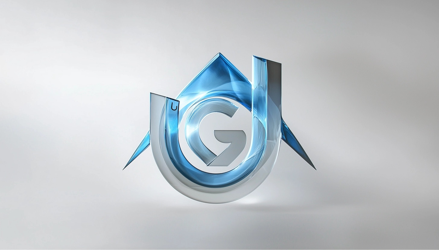 Interprétation tridimensionnelle du monogramme Umalis Group